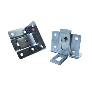 Escuadra colgador regulable con tornillo zincada