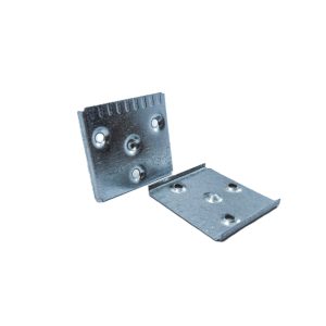 Plancha colgador tres agujeros zincado