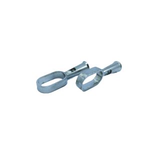 Soporte barra oval central zamak